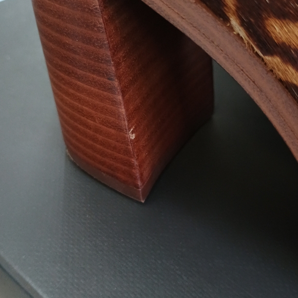 Vince Camuto Leopard Print Calf Hair Women's Loafers - Picture 4 of 9